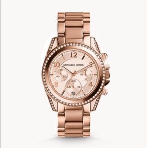 Michael Kors Blair Rose Gold-Tone Watch